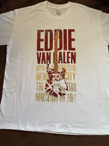 Eddie Van Halen 기념 티셔츠 2019