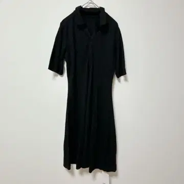 에니와이즈 [S] 폴로 원피스/반팔 캐주얼 플레어 심플 봄/여름