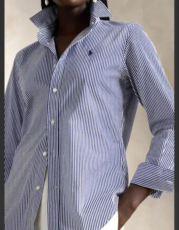 POLO Ralph Lauren 스트라이프 긴팔 셔츠