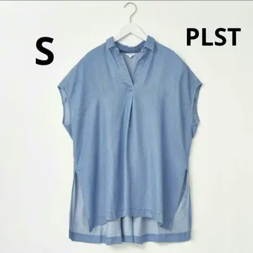 PLST 라이트 데님 오버 사이즈 셔츠