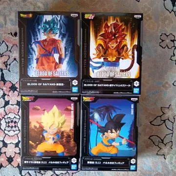 드래곤볼 BLOOD OF SAIYANS 피규어 2개 다이마 2개