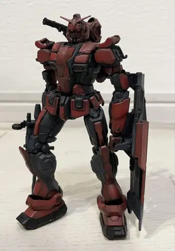 1/144HG 빨간색 건담 EX 프라모델 (완제품)