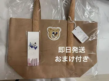 미사용 새상품 페이러 올드 테디 와펜 토트백 베이지