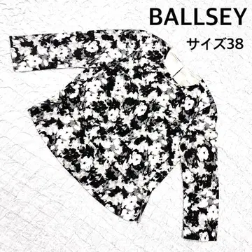 BALLSEY 보르지 꽃무늬 상의 블랙 사이즈 38