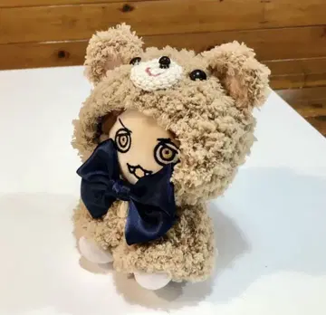 선택 가능한 최애 컬러 리본! 치비누이 곰 판초 라이트 브라운