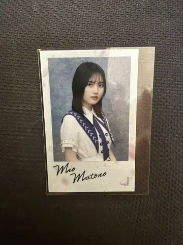 사쿠라자카46 마토노 미오 랜덤 클리어 스티커