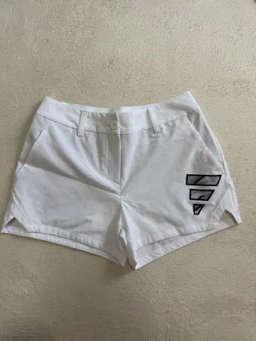 아디다스 여성용 숏 팬츠 화이트