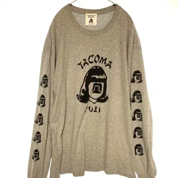 TACOMA FUJI RECORDS 롱 T XL 상당 유니섹스 빅 루즈