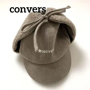 CONVERSE 브라운 캡 (플리스 안감)