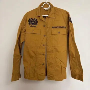 AVIREX DIVERS 커버올 머스타드