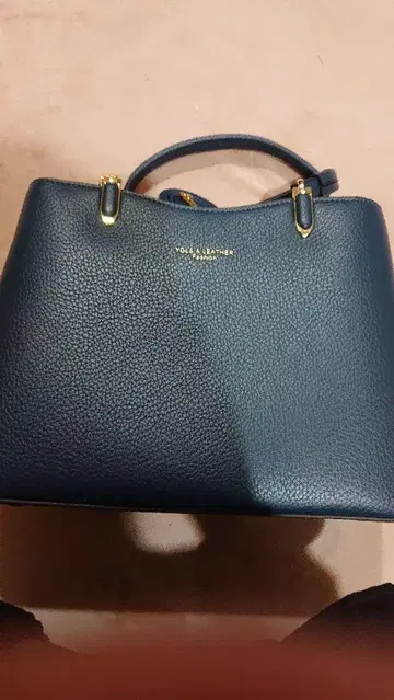 YGLS & LEATHER 네이비 핸드백