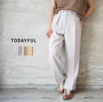 TODAYFUL 투데이풀 Twill Tuck Trousers 38