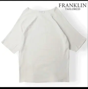 FRANKLIN TAILORED 오버 실루엣 반팔 티셔츠 화이트 48