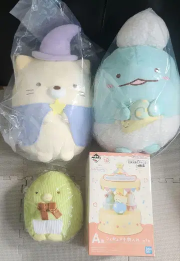 스미코구라시 피규어 소품함 & 봉제 인형 4종 세트 (제일복권 외)