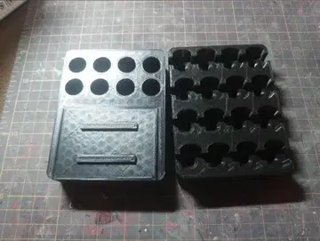 모터 배터리 보관 케이스 블랙 이너 케이스만