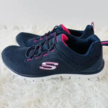 SKECHERS 메모리 폼 네이비 스니커즈 23.5cm