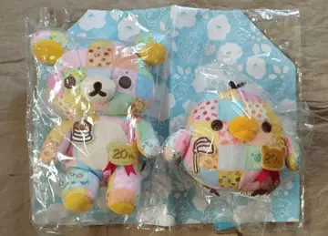 리락쿠마 성 곰식 패치워크 봉제 인형 세트