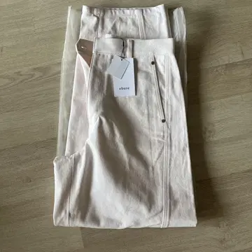 ebure 무라 실 데님 커비 팬츠