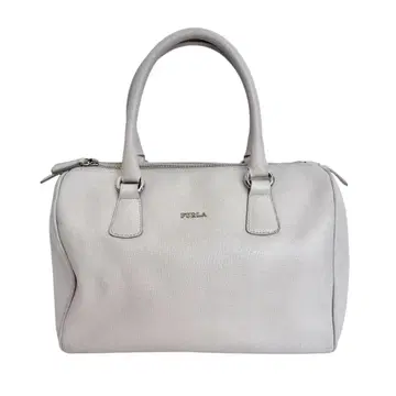 FURLA 훌라 미니 보스턴 백 핸드백 그레이 인조 가죽