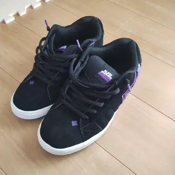 남성용 블랙 퍼플 스니커즈 DCshoes