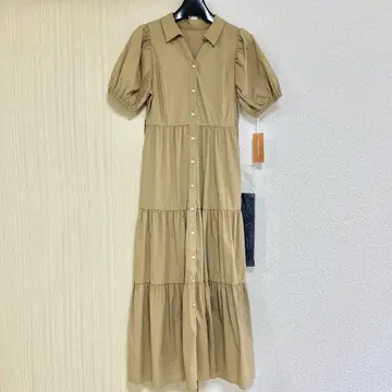 미사용 새상품 택 포함 RADYAZEL 레이디 아젤 티어드 셔츠 원피스