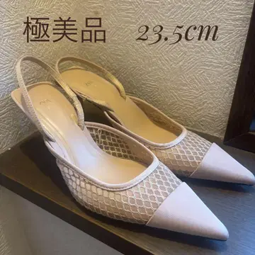 새상품급 ZARA 자라 메쉬 스틸레토 샌들 23.5cm