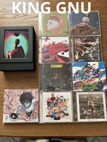 KING GNU 킹 누 CD 묶음 판매 세트 판매 스티커 가사