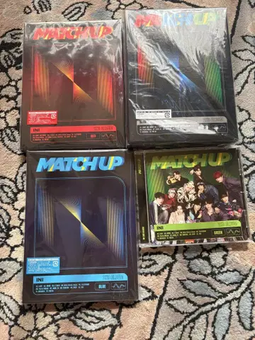 INI MATCH UP 4 형태 세트 CD DVD