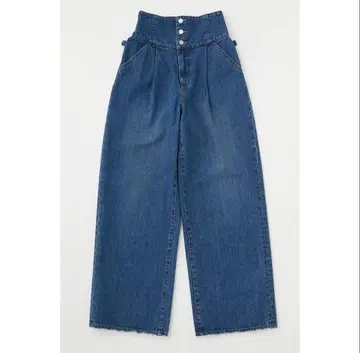 MOUSSY 코르셋 디자인 와이드 스트레이트