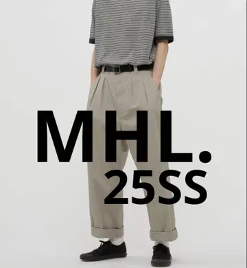 25SS MHL 프리미엄 컴팩트 코튼 팝린