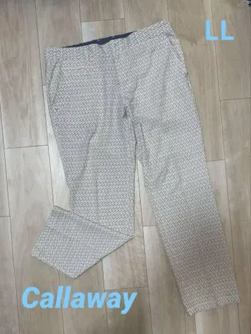 캘러웨이 골프 팬츠 남성용 여름용 화이트 LL