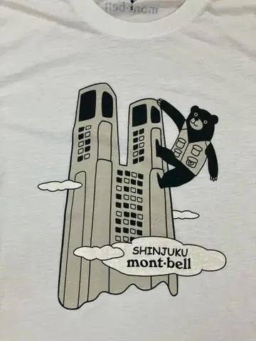 몽벨 지역 한정판 신주쿠 티셔츠
