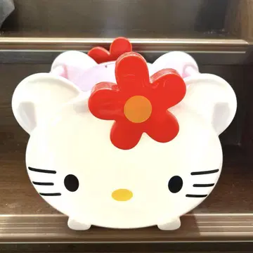 헬로키티 카오하나 페이스형 보관 케이스 헤이세이 레트로 소품함 BOX
