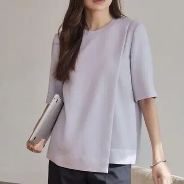 ICB FluidBackSatin T 블라우스 라벤더
