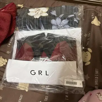GRL 꽃무늬 스트라이프 유카타