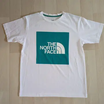 THE NORTH FACE XL 티셔츠 화이트/터콰이즈