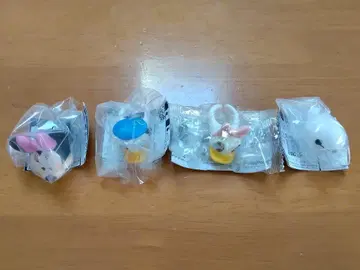 디즈니 가챠가챠 반지 컬렉션 4종 세트!