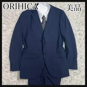 [새상품급] ORIHICA 네이비 스트라이프 비즈니스 정장 A6