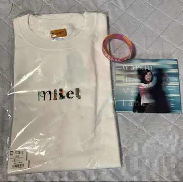 milet 미레 굿즈 세트 티셔츠 CD DVD 러버 밴드