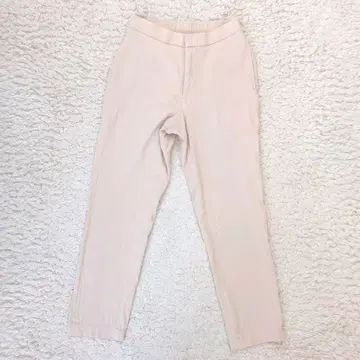 새상품급 45R 코튼 린넨 스트레치 이지 슬림 팬츠 베이지 계열