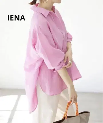 *이에나 IENA* 라미 리요 셀 셔츠 핑크