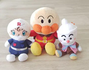호빵맨 봉제 인형 세트