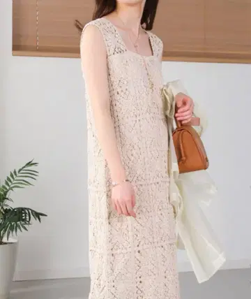 Bab 크로셰 롱 원피스 S