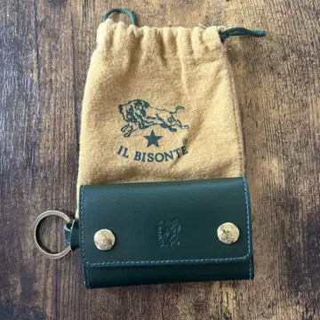 IL BISONTE 다크 그린 키 케이스