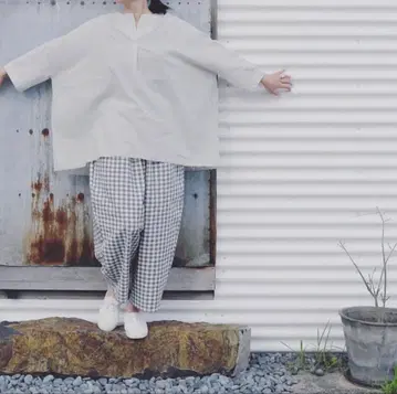 카키모토 유키 kakimoto yuki 카디 코튼 LR 셔츠