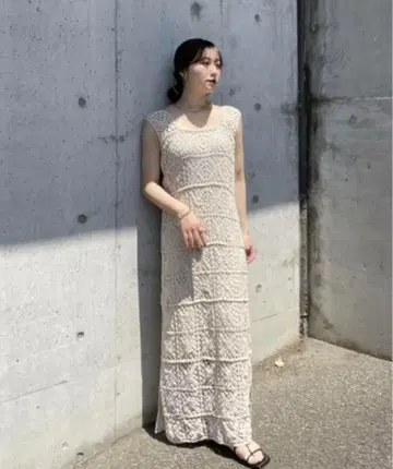 Bab 크로셰 롱 원피스 S