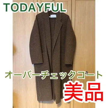 TODAYFUL 오버 체크 코트 36 투데이풀 새상품급