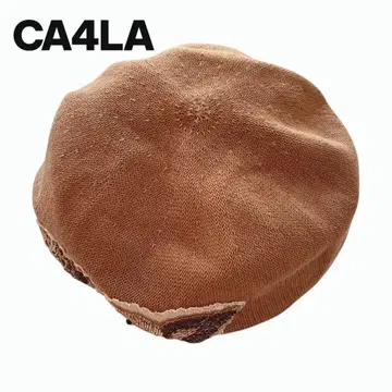 CA4LA 카시라 카멜 여름 베레모 새 자수 57~57.5
