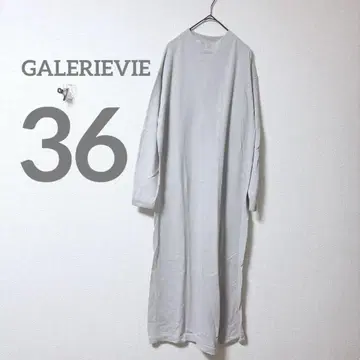 GALERIE VIE / 갤러리 바이 니트 롱 원피스 그레이 S