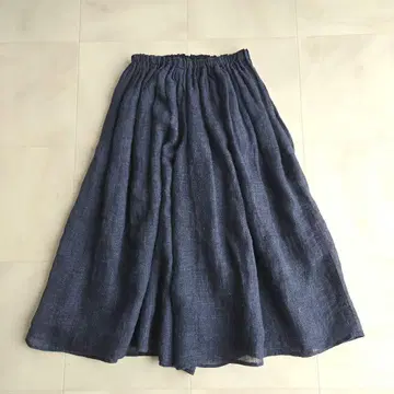 나카가와 마사시치 상점 린넨 카야오리 큐롯 팬츠 안감 부착
